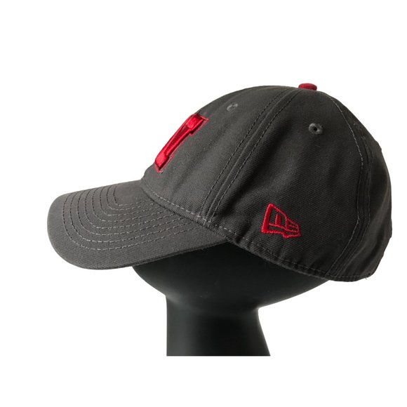 Nebraska Cornhuskers Baseball Red White Adidias Vintage Cap Hat Truckers Stretch - Picture 3 of 8